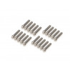 Boom Racing BRPROB-06S ProBuild M2x9mm Scale Hex Bolt 12.9 Grade Wheel Screw (20) Silver