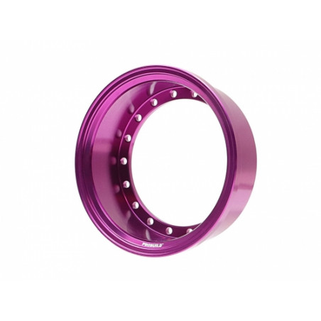 Boom Racing BRPROB-02P ProBuild 1.9" Alum 15mm Solid Wheel Barrel (1) Purple