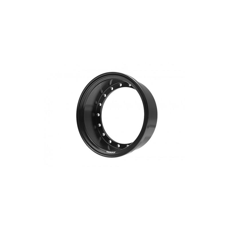 Boom Racing BRPROB-02BK ProBuild 1.9" Alum 15mm Solid Wheel Barrel (1) Black