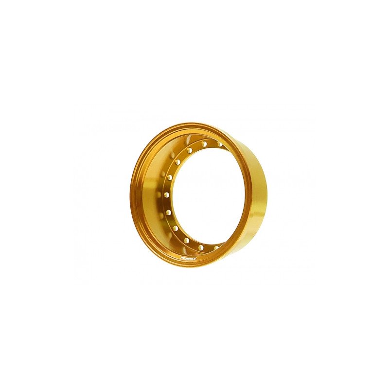 Boom Racing BRPROB-02GD ProBuild 1.9" Alum 15mm Solid Wheel Barrel (1) Gold