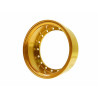 Boom Racing BRPROB-02GD ProBuild 1.9" Alum 15mm Solid Wheel Barrel (1) Gold
