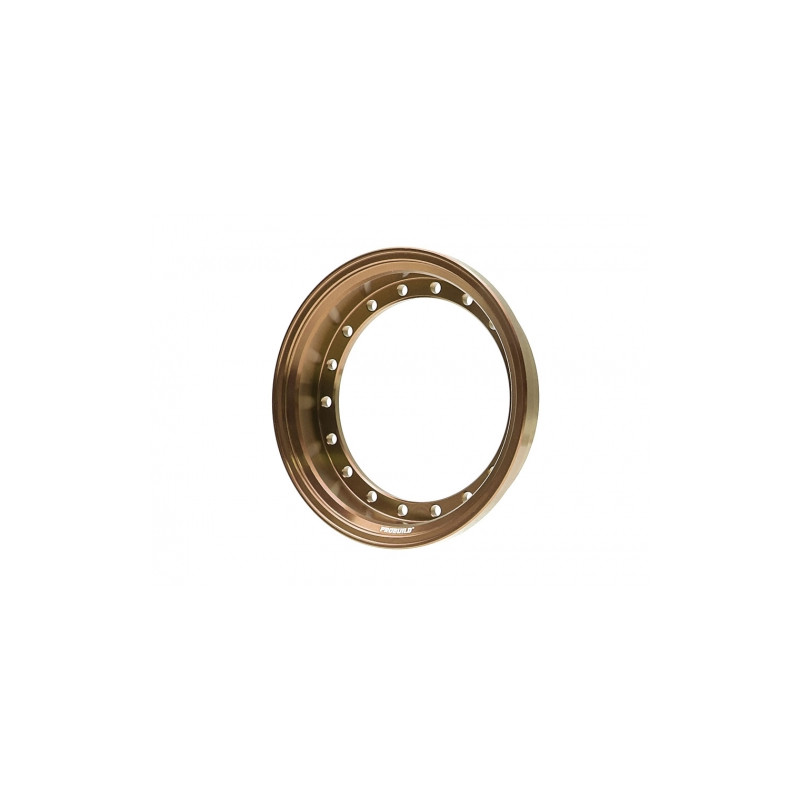 Boom Racing BRPROB-01BZ ProBuild 1.9" Alum 7.5mm Solid Wheel Barrel (1) Bronze