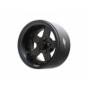 Boom Racing BRPB009MBKCF ProBuild 1.9" CF5 Adjustable Offset Aluminum Beadlock Wheels (2) Matte Black/Carbon Fiber