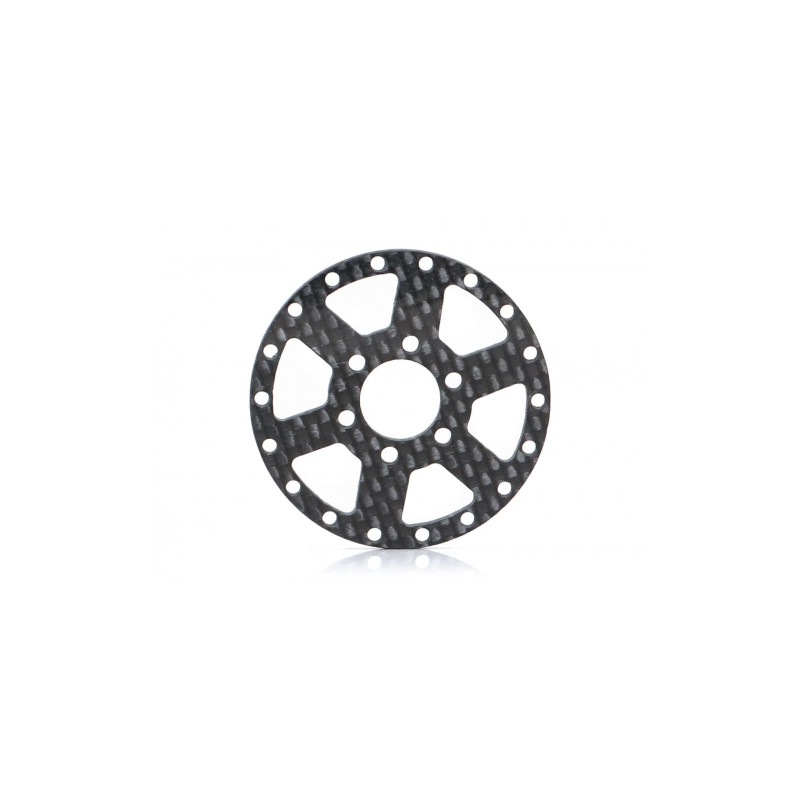 Boom Racing BRPBF005CF6BK ProBuild 1.9" CF6 Carbon Fiber Faceplate (1) Black