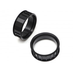 Boom Racing BRW780935B ProBuild 1.9" Brass Slotted Center Clamp Ring (69g) 2pcs Black