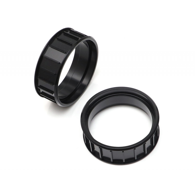 Boom Racing BRW780935B ProBuild 1.9" Brass Slotted Center Clamp Ring (69g) 2pcs Black