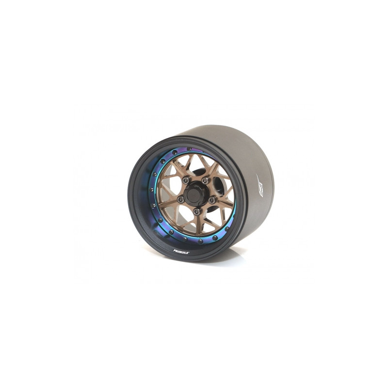 Boom Racing BRPROB-05NEO ProBuild 1.9" Steel Lock Ring (1) Neo Chrome