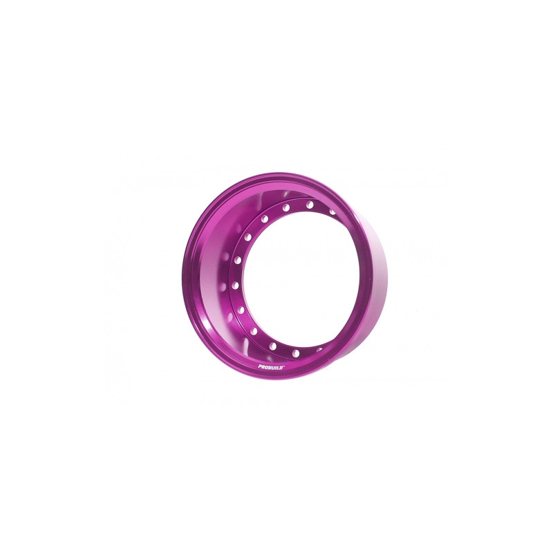 Boom Racing BRPROB-02EWP ProBuild 1.9" Alum 19.5mm Solid Wheel Barrel (1) Purple