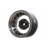 Boom Racing BRPB025GMA ProBuild 1.9" CAL 6-LUG Adjustable Offset Beadlock Wheels (2) Gun Metal /Clear