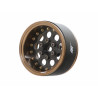 Boom Racing BRPB036BZCF ProBuild 1.9" CR6 Adjustable Offset Aluminum Beadlock Wheels (2) Bronze /Carbon Fiber