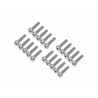 Boom Racing BRPROB-07S ProBuild M2x8mm Socket Cap Screw 12.9 Grade Screws (20) Silver