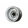 Boom Racing BRPB026RSRS ProBuild 1.9" Slot Mags Jelly Bean Adjustable Offset Aluminum Beadlock Wheels (2) Flat Silver/Flat Silve