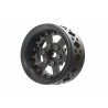 Boom Racing BRPB043BKCF ProBuild 1.9" Ultra Lightweight Performance CF6 Adjustable Offset Beadlock Wheels (2) Black/Carbon Fiber