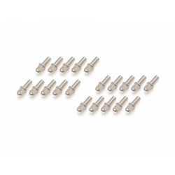Boom Racing BRPROB-09S ProBuild Mag Seat Lug Nut 12.9 Grade M2.5x6mm Scale Hardware Set (20) Silver
