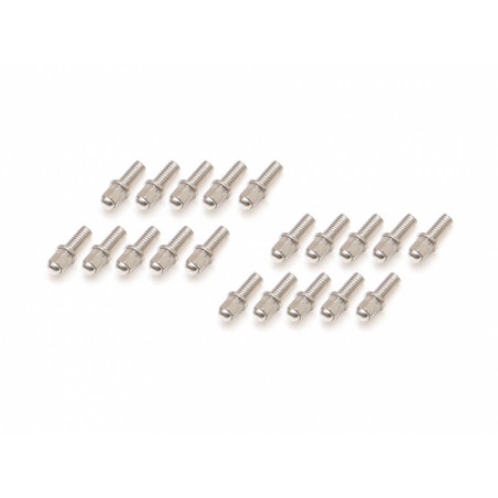 Boom Racing BRPROB-09S ProBuild Mag Seat Lug Nut 12.9 Grade M2.5x6mm Scale Hardware Set (20) Silver