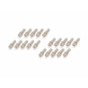 Boom Racing BRPROB-09S ProBuild Mag Seat Lug Nut 12.9 Grade M2.5x6mm Scale Hardware Set (20) Silver