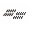 Boom Racing BRPROB-09BK ProBuild Mag Seat Lug Nut 12.9 Grade M2.5x6mm Scale Hardware Set (20) Black