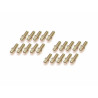Boom Racing BRPROB-09GD ProBuild Mag Seat Lug Nut 12.9 Grade M2.5x6mm Scale Hardware Set (20) Gold