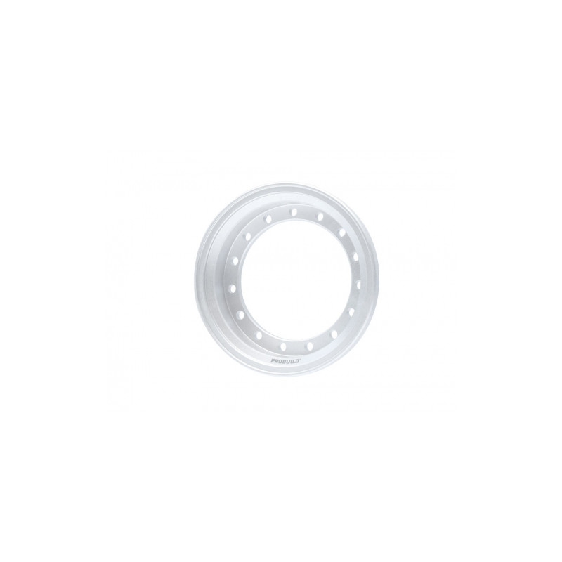 Boom Racing BRPROB155-01FS ProBuild 1.55" Alum 9.9mm Wheel Barrel (1) Flat Silver
