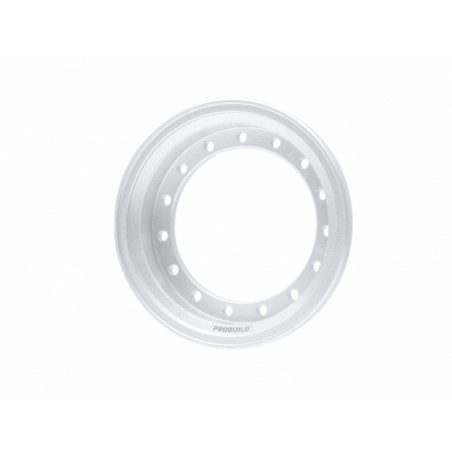Boom Racing BRPROB155-01FS ProBuild 1.55" Alum 9.9mm Wheel Barrel (1) Flat Silver