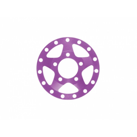 Boom Racing BRPBF155-002P ProBuild 1.55" Alum SV5 Faceplate (1) Purple