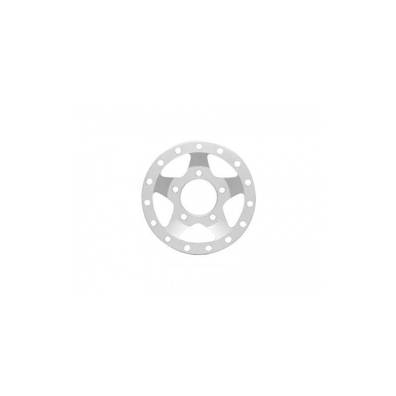 Boom Racing BRPBF155-002FS ProBuild 1.55" Alum SV5 Faceplate (1) Flat Silver