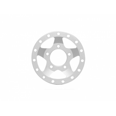 Boom Racing BRPBF155-002FS ProBuild 1.55" Alum SV5 Faceplate (1) Flat Silver