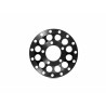 Boom Racing BRPBF155-009BK ProBuild 1.55" Alum R12 Faceplate (1)  Black