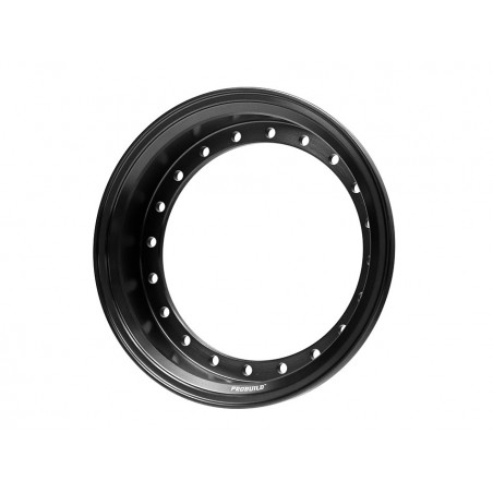 Boom Racing BRPROB22-01BK ProBuild 2.2" Alum 13.5mm (Base) Wheel Barrel (1) Black