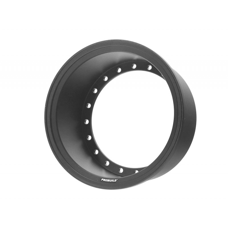 Boom Racing BRPROB22-02EWMBK ProBuild 2.2" Extra Wide Alum 29.5mm (Extra Wide) Wheel Barrel (1) Matte Black