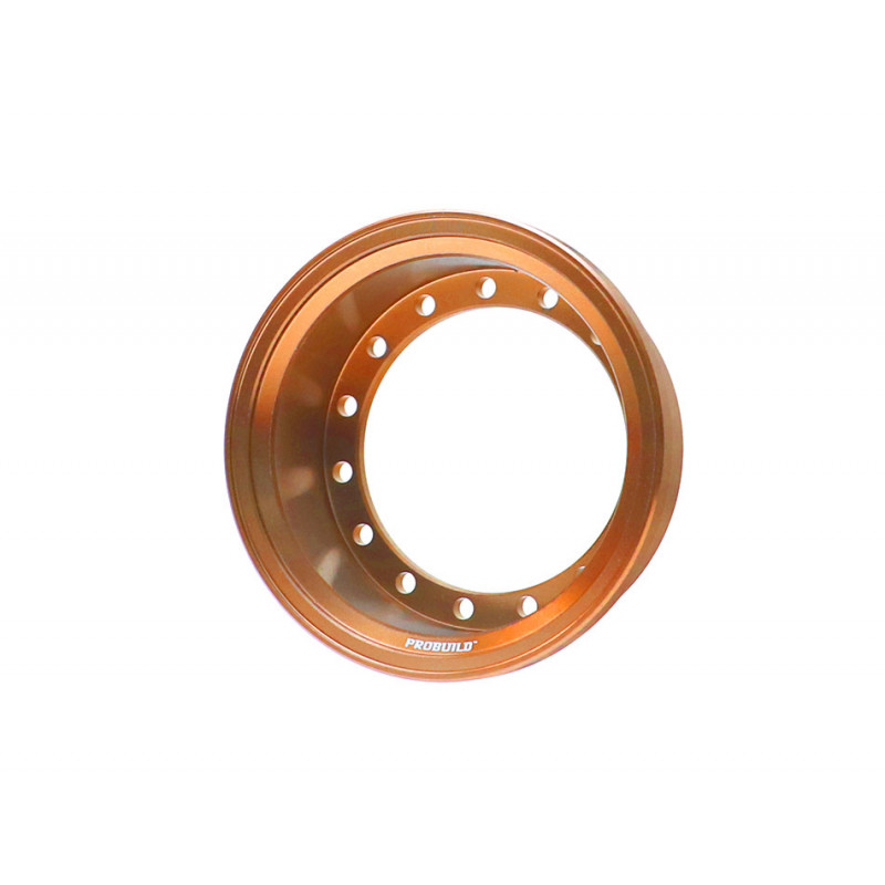 Boom Racing BRPROB155-02OR ProBuild 1.55" Alum 16.5mm Wheel Barrel (1) Orange
