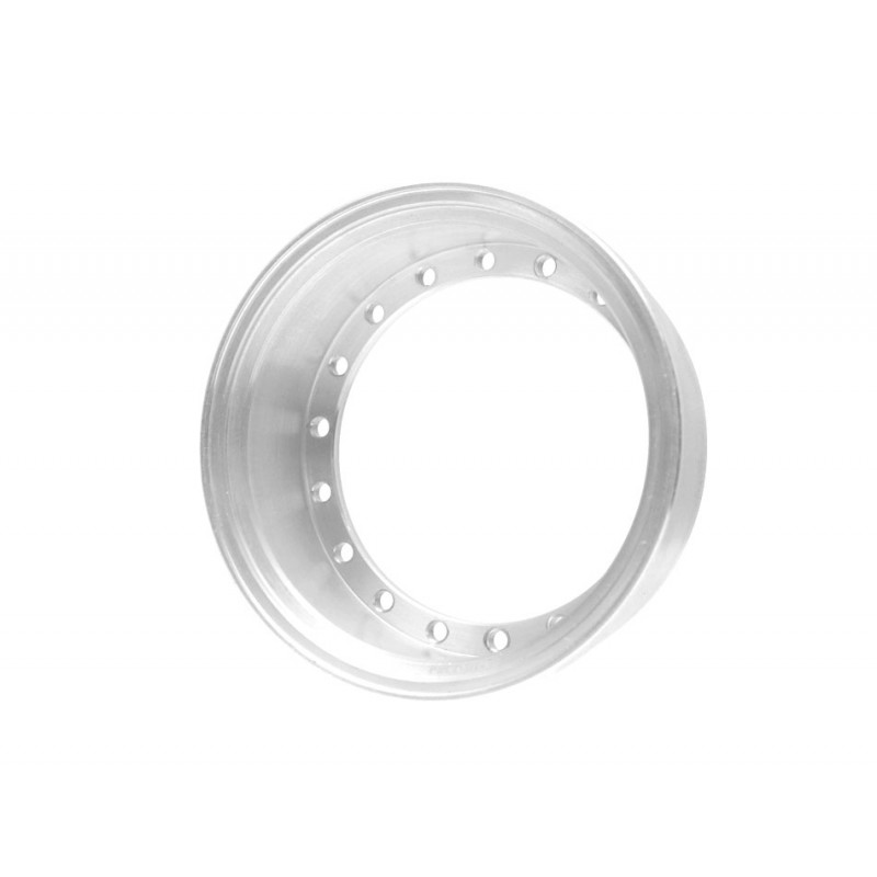Boom Racing BRPROB-02RAW ProBuild 1.9" Alum 15mm Solid Wheel Barrel (1) Raw Silver