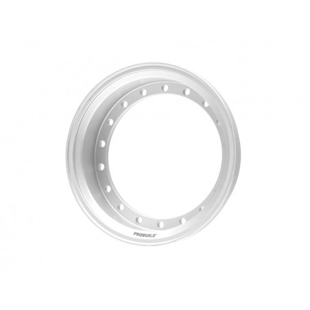 Boom Racing BRPROB-02NWFS ProBuild 1.9" Alum 10mm Solid Wheel Barrel (1) Flat Silver