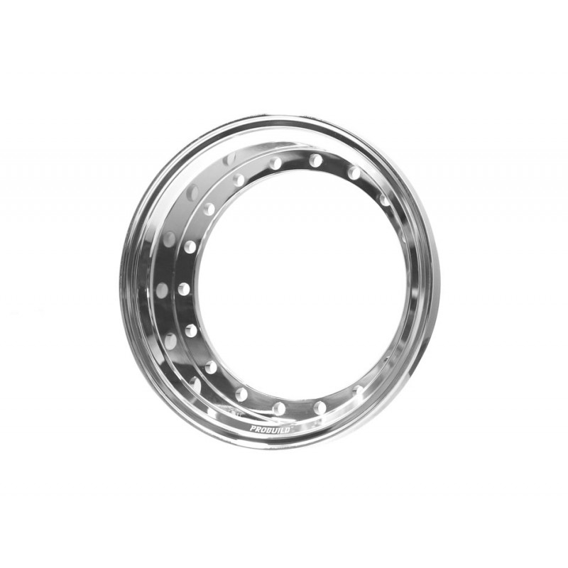 Boom Racing BRPROB-02NWCR ProBuild 1.9" Alum 10mm Solid Wheel Barrel (1) Chrome