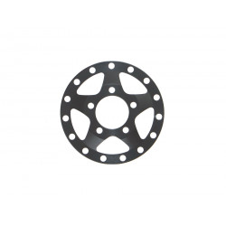 Boom Racing BRPBF155-002MBK ProBuild 1.55" Alum SV5 Faceplate (1) Matte Black