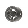 Boom Racing BRPB051MBKMBK ProBuild 1.9" Spectre Adjustable Offset Aluminum Beadlock Wheels (2) Matte Black/Matte Black