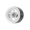 Boom Racing BRPB052FSFS ProBuild 1.9" Spectre Adjustable Offset Aluminum Beadlock Wheels (2) Flat Silver/Flat Silver
