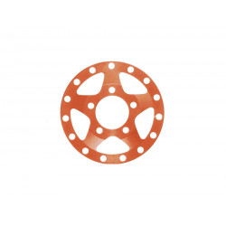 Boom Racing BRPBF155-002OR ProBuild 1.55" Alum SV5 Faceplate (1) Orange