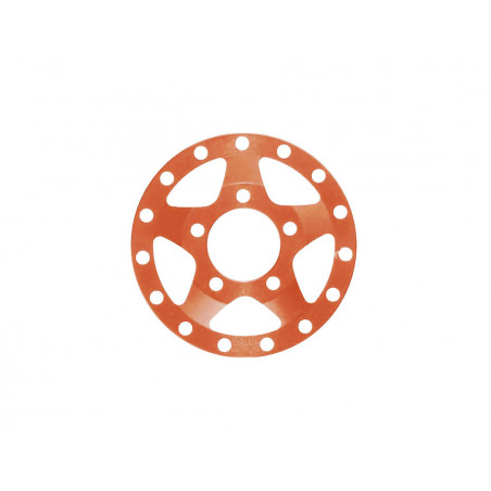 Boom Racing BRPBF155-002OR ProBuild 1.55" Alum SV5 Faceplate (1) Orange