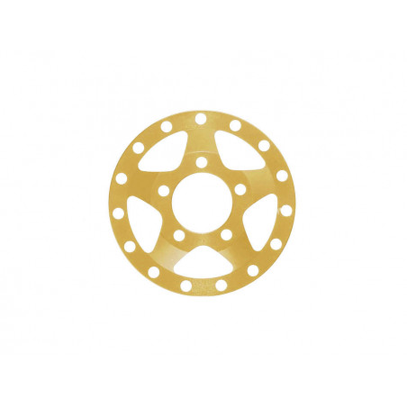 Boom Racing BRPBF155-002GD ProBuild 1.55" Alum SV5 Faceplate (1) Gold