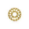 Boom Racing BRPBF155-009GD ProBuild 1.55" Alum R12 Faceplate (1) Gold
