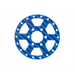Boom Racing BRPBF005CF6B ProBuild 1.9" CF6 Carbon Fiber Faceplate (1)  Blue