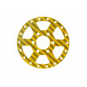 Boom Racing BRPBF005CF6GD ProBuild 1.9" CF6 Carbon Fiber Faceplate (1)  Gold