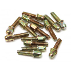 Boom Racing BRPROB-19GD ProBuild Mag Seat Lug Nut 12.9 Grade M2.5x9mm Scale Hardware Set (14) Gold