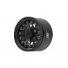 Boom Racing BRPB155013MBKMBK ProBuild 1.55" R12 Adjustable Offset Aluminum Beadlock Wheels (2) Matte Black/Matte Black