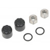 Boom Racing BRPROB-20 ProBuild Alum Wheel Center Cap for XT6 Hub w/ M5 Nut (2) Black