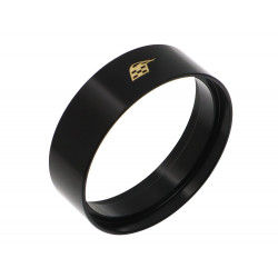 Boom Racing BRPROB-21NWBK ProBuild 1.9" Low-Profile Brass Narrow Center Clamp Ring 16.5mm (48g) 1pc