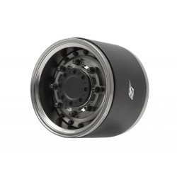 Boom Racing BRPB079GMGM-EW ProBuild 1.9" Extra Wide COMBAT Adjustable Offset Aluminum Beadlock Wheels (2) Gun Metal