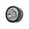 Boom Racing BRPB088BKPL ProBuild 1.9" XZ7 Adjustable Offset Aluminum Beadlock Wheels (2) Black/Platinum