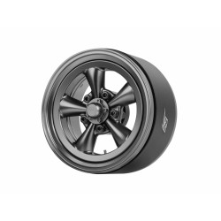 Boom Racing BRPB095GMGM ProBuild 1.9" Spin Force Classic Adjustable Offset Aluminum Beadlock Wheels (2) Gun Metal